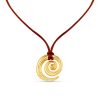 Spiral Cord Adjustable Necklace
